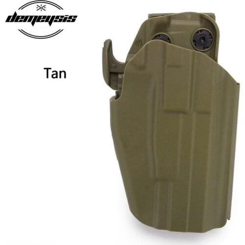 Glock H&K Belt Tactical Holster Right Hand Waist Holster Tactical Airsoft Compact Pistol Thigh Belt Clip Hand Gun SIG S&W M&P