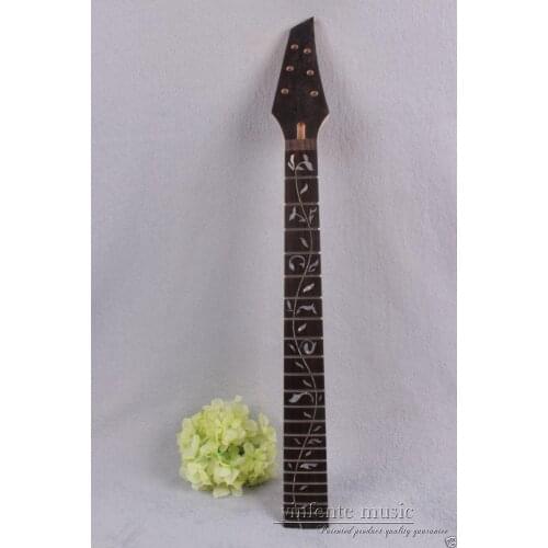 New electric guitar neck maple wood 22 fret 25.5'' rose wood Truss Rod black #739