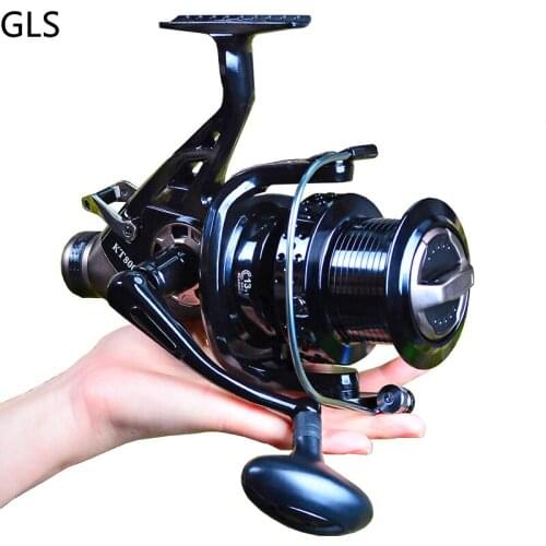 3000-8000 Series 13+1 Bearing Balls Spinning Reel Boat Rock Fishing Wheel 23KG Max Drag Power Fishing Reel for Bass Pike Fishing