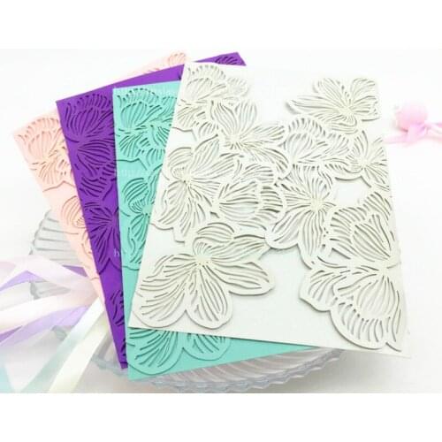 Laser Cut Wedding Invitations Card Elegant Custom Event Birthday Party Wedding Decoration Wedding Supplies 1/10/30pcs 6z