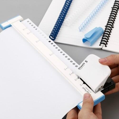 Multifunctional A4paper 30 Hole Perforated Perforator B526 Hole A5 20 Hole Binding Loose Page Drilling Creative Stationery