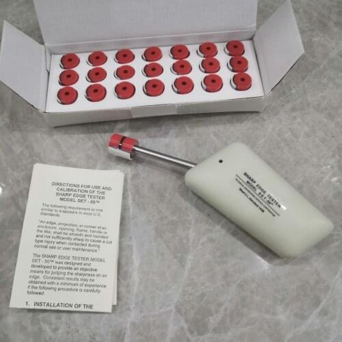 UL1439 Sharp Edge Tester Testing Meter with 21 pcs pressure testing caps