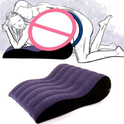Inflatable Body Pillow Aid Wedge Square Sex Love Position Air Cushion Erotic Adults Couple Furniture Bed Game Sofa for Men Women