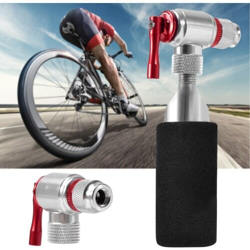 CO2 Inflator Bicycle Pump Bicycle Schrader Presta Adapter Aluminum Alloy Mountain Road Bicycle Tire Pump Cycling Accessories