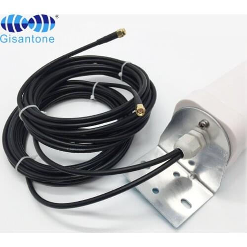 4g lte mimo fiberglass Passive antenna with 5m LMR200 cable