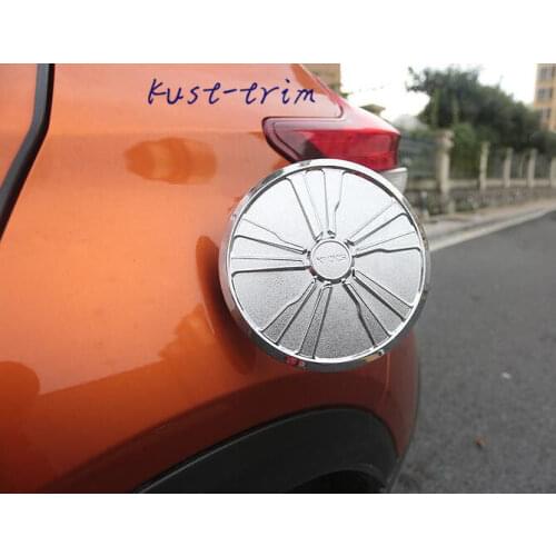 Fit For Nissan KICKS 2017-2018 ABS Chrome Fuel Cap Cover Decor Trim Protector