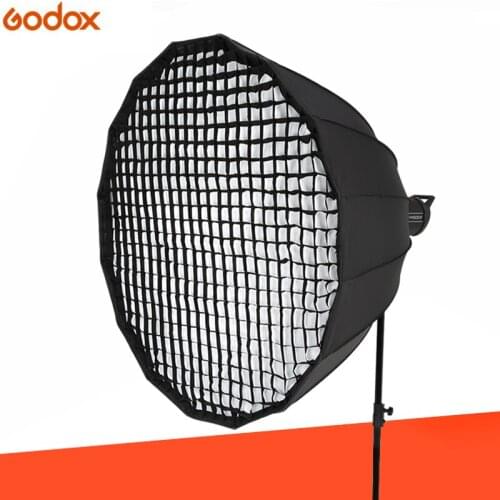 Godox P90L 90CM Deep Parabolic Bowens Mount Portable Softbox + P90 Grid for Studio Flash Photo Studio