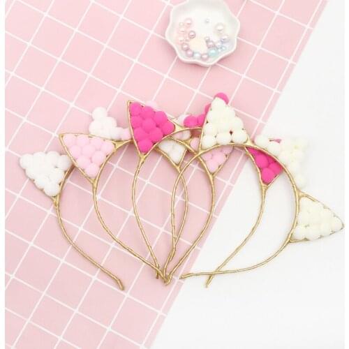 Miss Ctue Fashion European and American Little Cat Ear Hair Band Headband for Girls Children