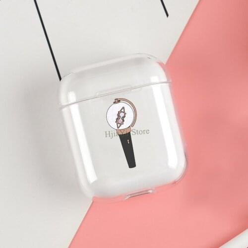 Ateez Lightstick Clear Cases For Apple Airpods 1 2 Earphone Bluetooth Wireless Cover For Airpods 2 1 Coque