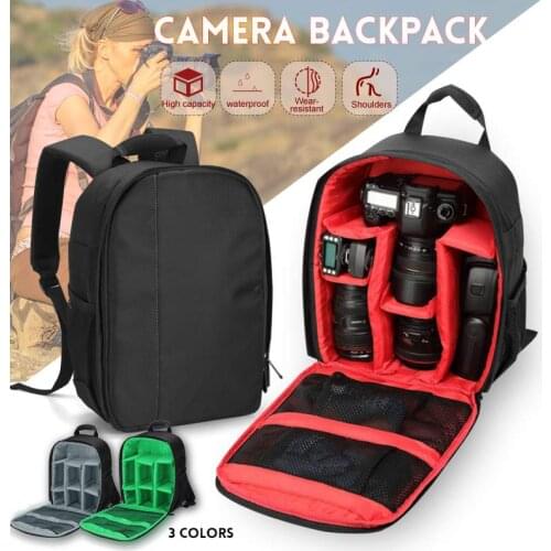 Camera Bag Digital Dslr Bag Waterproof Shockproof Breathable Camera Backpack For Nikon Canon Sony Small Video Photo Bag Backpack