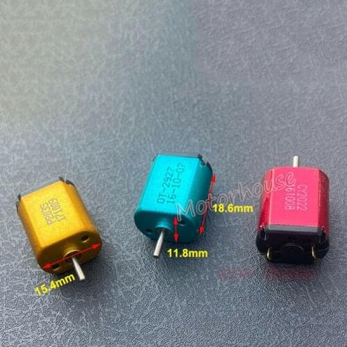Lacquer 030 Carbon brush DC Motor Mini 12mm*15mm 2.4V 3.2V 3.7V Ultra-High Speed Electric Motor DIY RC Car Boat Toy