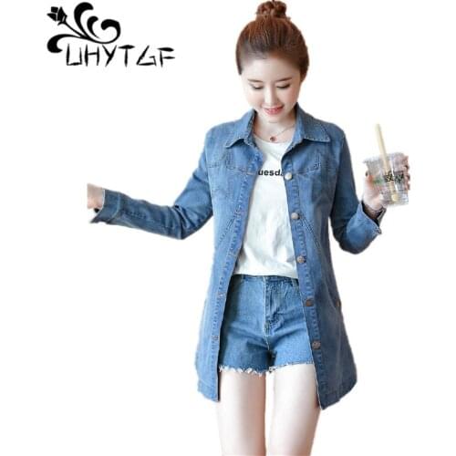 Женские джинсовые куртки UHYTGF China At AliExpress