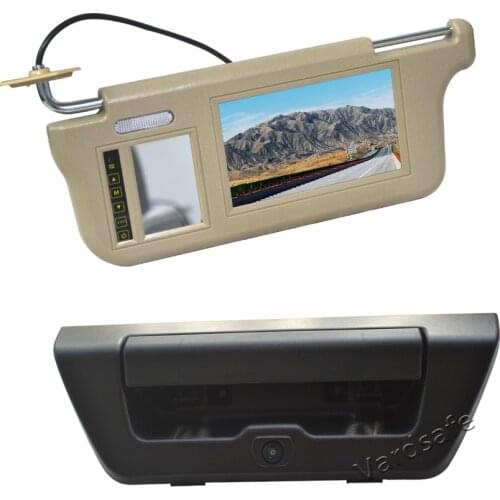 Vardsafe VS150NV Sun Visor Rear View Mirror Monitor & Reversing Camera for Ford F150 (2015-2019)