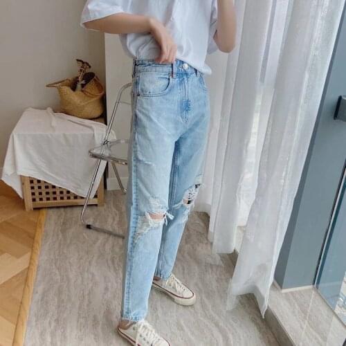WENWENHOUSE Womens Ripped Jeans