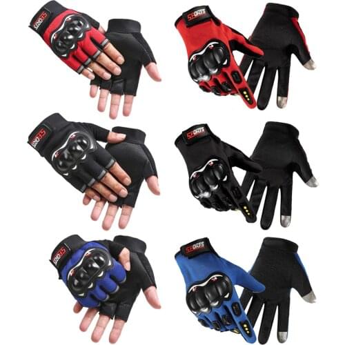 1 Pair Anti-slip Cycling Gloves Sports Anti-Skid Sunscreen Gloves Road MTB Cycling Motorcycle Protective Gear Cycling Equipment