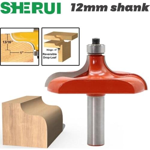 1Pc Traditional Table Edge Router Bit - 12mm Shank Line knife Woodworking cutter Tenon Cutter for Woodworking Tools