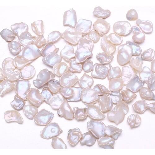 10pcs High Quality Natural Freshwater Petal Pearl Regenerated Pearl Powder Purple Pearl Noble Lady Jewelry Decoration
