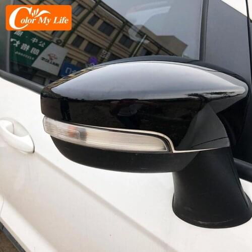 2Pcs/Set Rear Vision Mirror Cover for Ford Ecosport 2013 - 2017 Car Rearview Rear View Mirror Protection Cover Stickers