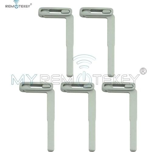 5pcs Smart keyless entry emergency key blade for Volvo S60 S80 V40 V60 V70 XC60 XC70 remtekey