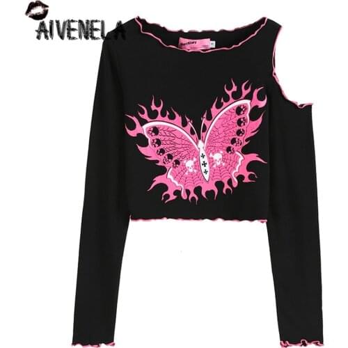 Женские базовые футболки Aivenela China At AliExpress