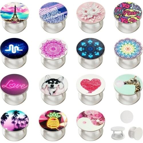 New Popular Lovely Flower Phone Holder Support Smartphone Popping Phone Holder Pocket Socket Grip Stand for Phones and Tablets