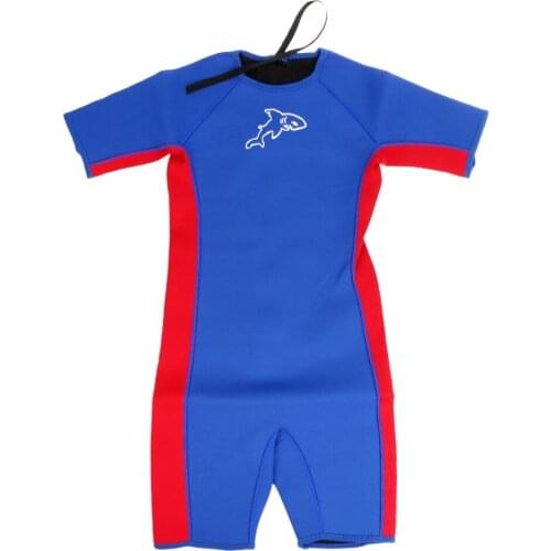 Children Kids Toddler Shorty Surfing Swim Diving Wetsuit Jumpsuit Blue XXS/XS/S/M/L/XL/XXL/XXXL