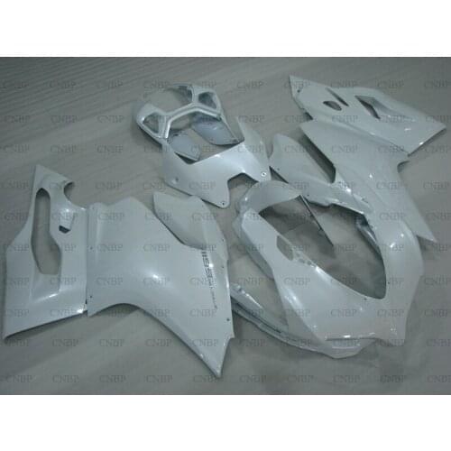 For DUCATI 1199 2012 - 2014 Abs Fairing 889 2014 Bodywork 889 2012 Pearl White Body Kits