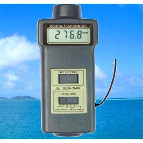 GED2600 Engine Laser Tachometer Motor Machine Automobile Rotate Speed Tester GED-2600