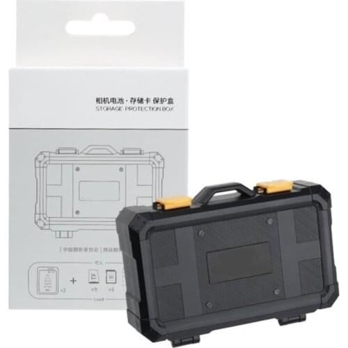 Camera Battery Protection Case Storage Organizer Holder for LP-E6 LP-E8 LP-E12 L4MD