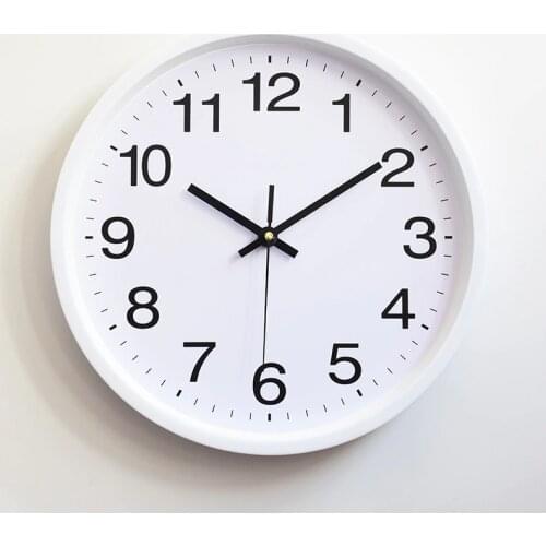 Classic Simple Vintage Wall Clocks 2019 New Arrival Modern Round Plasitc Clock Quartz Horloge Retro Wathces Relogio de parede
