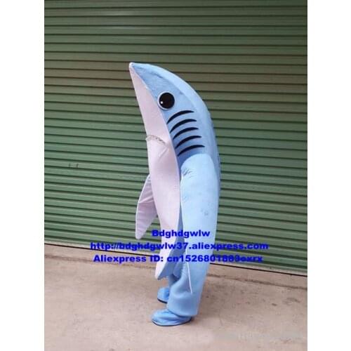 Blue Shark Killer Whale Grampus Mascot Costume Adult Cartoon Character Outfit Suit Farewell Banquet Brand Image zx489