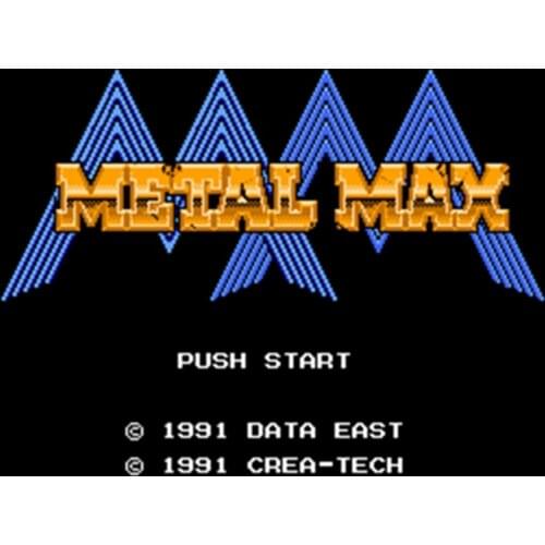 Metal Max 60 Pins English Version Game Cartridge for 8 Bit 60pin Game Console