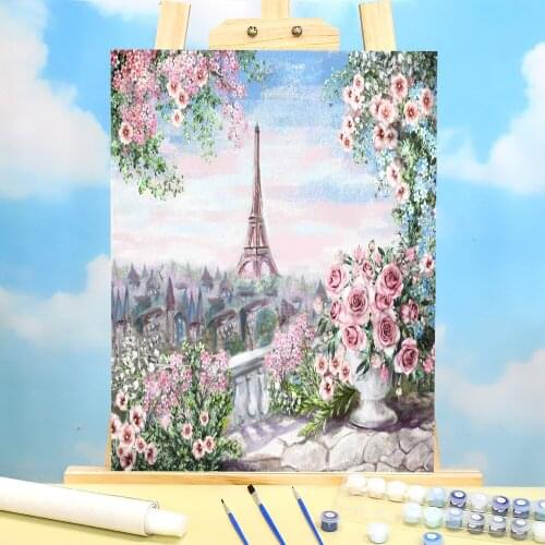 Landscape Scenery Paint By Numbers Kit Oil Paints 40*50 Paiting By Numbers Loft Wall Picture For Handiwork