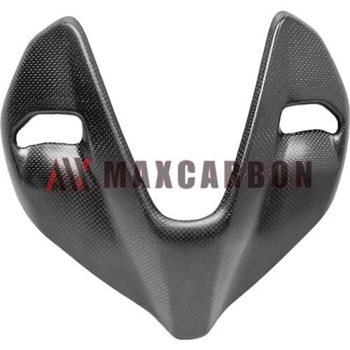 Original plant refit For Ducati Carbon Fiber projector cover Front Upper Headlight Air Intake Fairing Streetfighter V4 / V4S