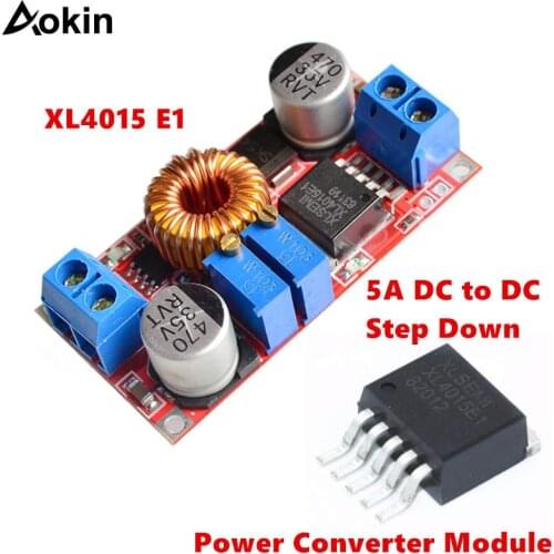 Original XL4015 E1 5A DC to DC CC CV Lithium Battery Step down Charging Board Led Power Converter Lithium Charger Module