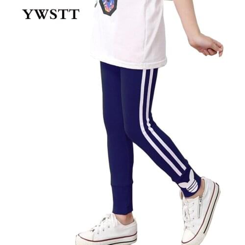 Retail spring autumn girls leggings cotton pants for girls sport leggings girl clothing 3-10Years children fashion casual pants