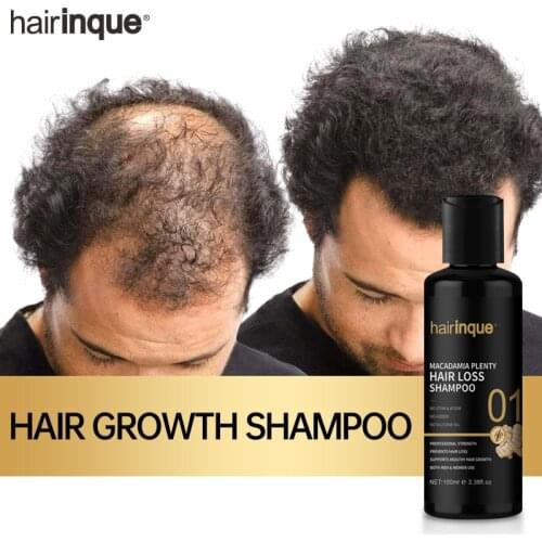 Hairinque 100ml Hair Growth Shampoo Thickener for Hair Loss Thinning Care Products Fast Hair Growth Regrowth Treatment Men Women