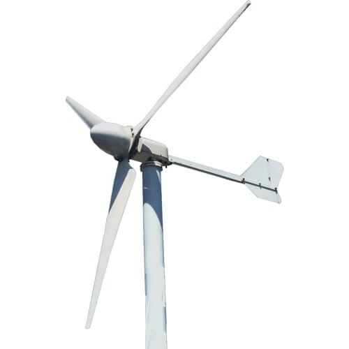 3kw 48v Horizontal axis Wind Turbine Generator with 3kw mppt hybrid wind solar controller
