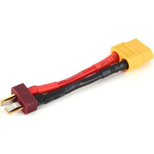 XT60 Female to Tamiya Female Adapter Connector XT-60 Turnigy Zippy Battery 3CM fits Turnigy and Zippy Battery Packs RC Toy Parts