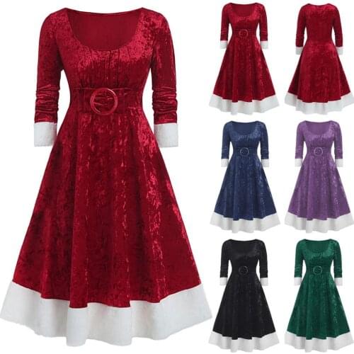 2020 Dress Women Sexy Shiny Sling O-Neck Club Evening Christmas Dresses Black Red Dress Party Dress Ladies For New Years