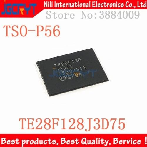 2 unids/lote TE28F128 TE28F128J3D75 TSOP56 Storage chip Quality assurance