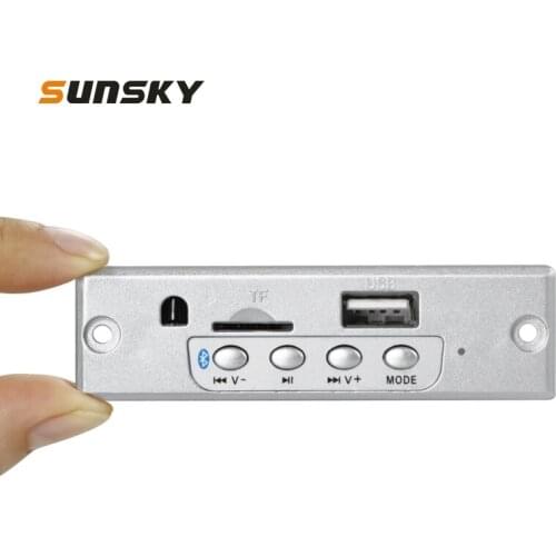 Car 12V Audio MP3 Player Decoder Board TF Card USB AUX, with Bluetooth 5.0 Support Recording