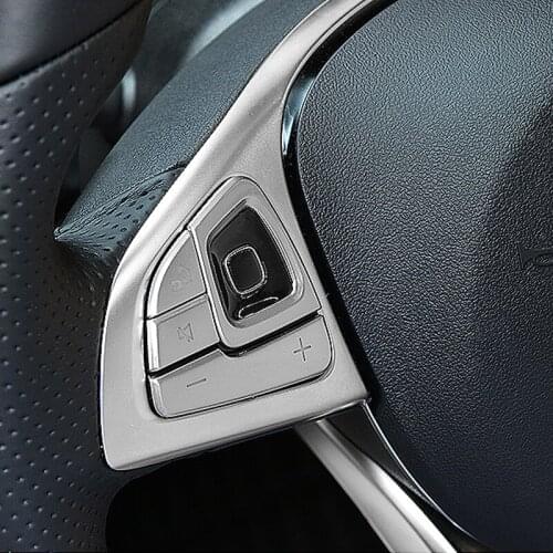 Car Styling Car Wteering Wheel Button Frames Covers Decorative Stickers Auto Interior Accessories For Mercedes Benz E Class W213