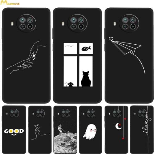 For Xiaomi Mi 10t Pro Case Mi10T M10T Lite 5G Silicone Back Cover Fundas Xiomi Mi10t Lite Phone Case Mi10T5g 2020 Etui Black TPU