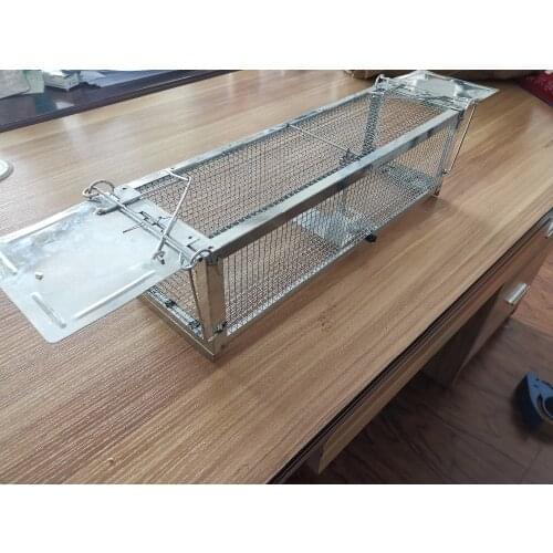 Double door Reusable Catching Mice Mouse Traps Bait Snap Rodent Catcher Mice mousetrap Hunt Rat Cage Single Mice Rodent Cage