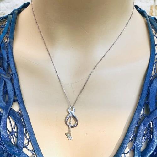 Fantasy 925 Sterling Silver Necklace Women Girls Gift Jewelry Accessories Fashion Handmade Elegant Chain