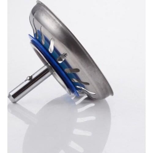 Stainless Steel Sink Filter Kitchen Drains Sewer Waste Plug Bathroom Hair Catcher Colanders Strainer Basin Accessories