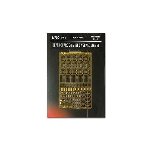 Flyhawk FH700180 Japanese Navy ship carries anti submarine deep shell and mine sweeping metal etch