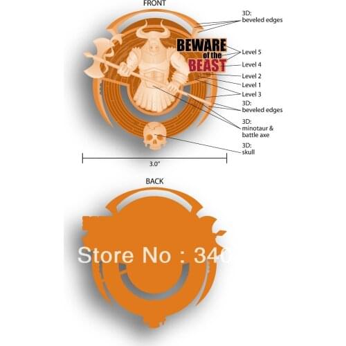 Mould for BEWARE OF THE BEAST