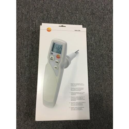 Testo 205 pH/temperature measuring instrument 0563 2051 pH meter For semi-solid media like meat